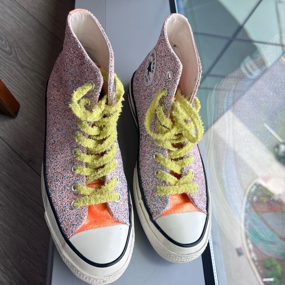 Size 8 Converse x JW Anderson High Top Sneakers